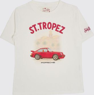 MC2 Saint Barth T-shirt da bambino in cotone con stampa grafica e logo