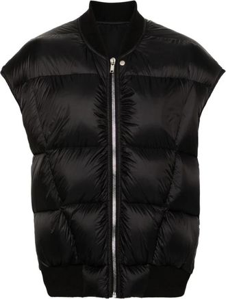 Rick Owens Luxor Flight Gilet - Heren - Bodywarmers - Zwart - 2XL - Jassen