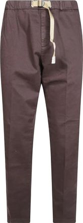 White Sand Pantalone Gabardina - Heren - Slim Fit Broeken - Rood - L - Katoen - Broeken