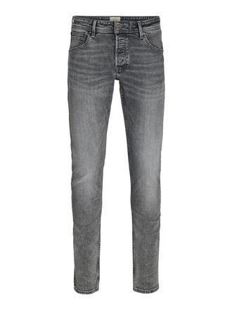 Jack & Jones Slim-fit-Jeans JACK & JONES JJIGLENN JJCOLE CB 125, Herren, Gr. 29, L&auml;nge 30, grau (grau denim), Denim/Jeans, Obermaterial: 98% Baumwolle, 2% Elasthan