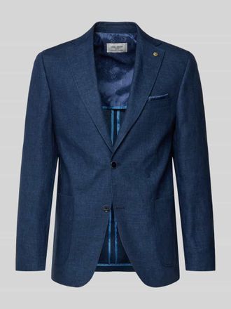 Carl Gross Carl Gross Regular Fit Sakko aus Leinen-Mix Modell Tebbo in Marine, Gr&ouml;&szlig;e 110