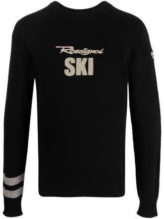 Rossignol Maglione Signature con logo ricamato - Nero