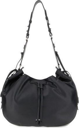Isabel Marant Black Leather Hobo Bolton Shoulder Bag