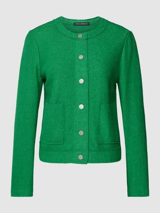 Betty Barclay Blazer aus Viskose-Woll-Mix in unifarbenem Design in Gruen, Gr&ouml;&szlig;e 36