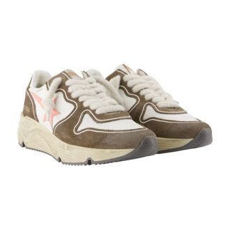 Golden Goose Colour-Block Calfskin Sneaker - White