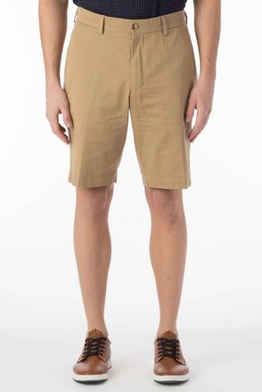 Ballin Pima Twill True Khaki Shorts In British Tan