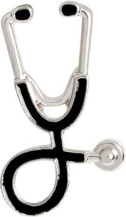 Generic Stethoscope Brooch Pins Retro Vintage Gifts Silver