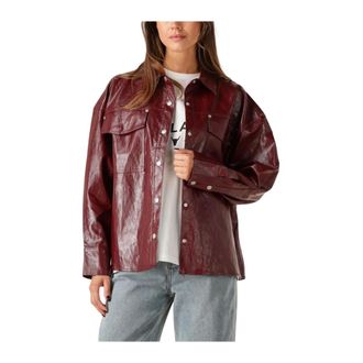 ALIX The Label Alix The Label, Dames, Jassen, Rood, Maat: Xs/S Leer