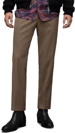 AllSaints Talia Wool Blend Trousers in Khaki Green at Nordstrom Rack, Size 34R