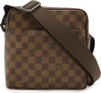 Louis Vuitton Pre-owned Olav PM Damier Schoudertas - Heren - Vintage Schoudertas - Bruin - ONE Size - Vintage