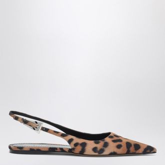 PARIS TEXAS Leopard print low slingback Jessica