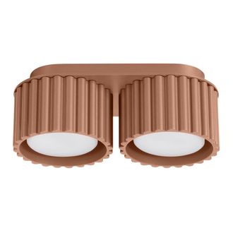 Sollux Lighting L&aacute;mpara de techo moca aluminio alt. 12 cm