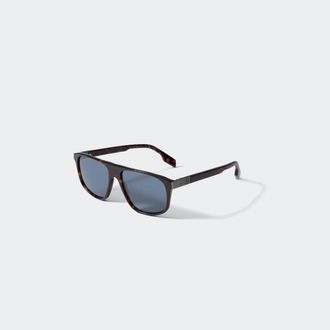 Canada Goose Verdant Sunglasses (Men, Dark Havana/Solid Blue, ONESIZE)