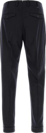 Pantaloni Torino Mens Midnight Blue Stretch Wool Blend Pant Pantaloni Trousers