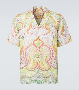 Orlebar Brown Maitan printed linen shirt