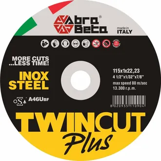 OEM 50 X Abrabeta Disco P/ferro Twin Cut Plus 115x1,0 Mm