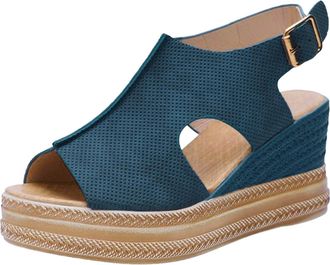 Generic Womens Slide Wedge Sandal Comfortable Platform Walking Sandals With Memory Foam Open Toe Lightweight Breathable For Summer Travel Casual Beach Outdoor