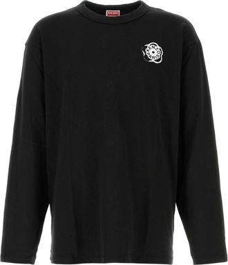 Kenzo Black Cotton Oversize T Shirt