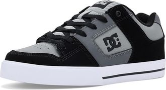 DC Pure Mens Skate Shoes Grey/Black : 12.5 D - Medium, Leather