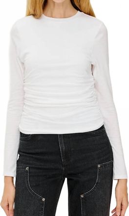 Rails Melle Long Sleeve Top In White