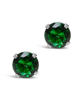 Sterling Forever Silver Cz Earrings