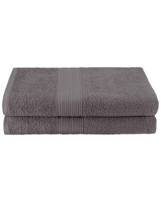 Superior Eco-Friendly 2Pc Solid Bath Sheet Cotton Towel Set