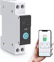 OEM Interruptor Inteligente Wifi De 32 A - Disyuntor Para Montaje En Riel Din - Voltaje De 230 V - Control Remoto Mediante Aplicaci&oacute;n - Materiales Resiste