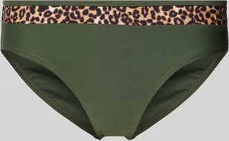 Lascana Bikini-Hose mit elastischem Bund Modell Adelin in Oliv, Größe 40