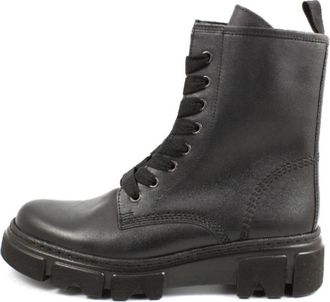 Gabor Klassieke veterlaarzen - Dames - Veterlaarzen - Zwart - 37 EU - Leer - Schoenen