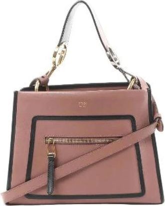 Fendi Pre-owned Handbags, female, Pink, Size: ONE SIZE Pre-owned Runaway Small Handbag