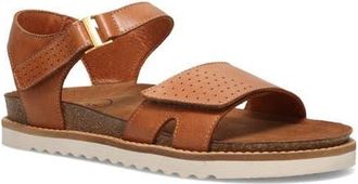 Taos Modern Ankle Strap Platform Wedge Sandal in Caramel at Nordstrom, Size 10-10.5Us