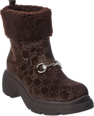 Gucci GG Suede Bootie