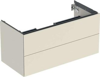 Keramag Geberit One Mueble Bajo Lavabo, 2 Cajones, 103.6x50.4x47cm