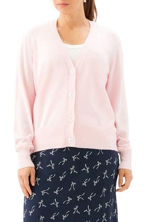 Karen Kane V-Neck Cardigan Sweater in Rose at Nordstrom, Size X-Large