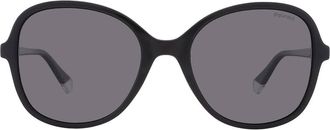 Polaroid Polarized Grey Butterfly Ladies Sunglasses PLD 4136/S 0807/M9 54
