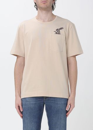Paul Smith T-shirt in cotone biologico con taschino e spalle scese