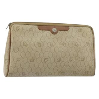 Dior Pre-owned Clutches, female, Beige, Size: ONE SIZE Pre-owned Vintage Clutch Bag