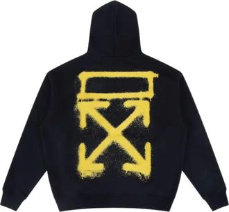 Off-white Sprayed Arrow Hoodie Black 44OWOS26K060-001