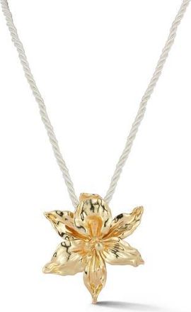 Sphera Milano Flower Statement Necklace in Gold at Nordstrom Rack
