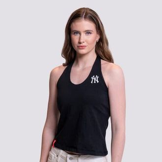 Lusso Womens Lusso Black New York Yankees Noelle V-Neck Tank Top at Nordstrom, Size Xx-Large