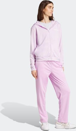 adidas adidas Sportswear W LINEAR TS 2 Stk. zweiteiliges Set, f&uuml;r Laufen, aus Polyester, mit Rippb&uuml;ndchen