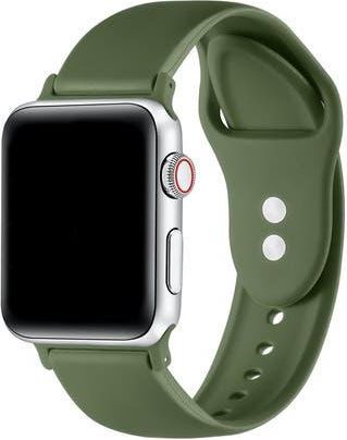 Posh Tech Silicone Band for Apple Watch in Wild Green at Nordstrom