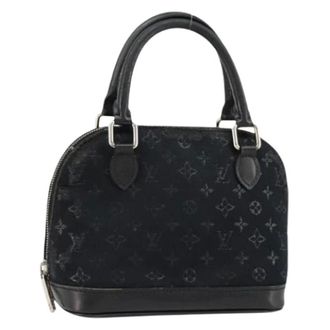 Louis Vuitton Pre-owned Mini Bags, female, Black, Size: ONE SIZE Pre-owned Satin Mini Bag