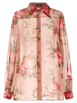 Dolce & Gabbana Multicolor Silk Womens Blouse