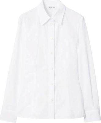 Burberry T-shirt con motivo Equestrian Knight - Bianco