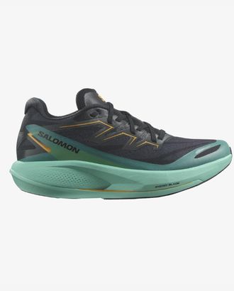 Salomon Womens Phantasm 2 Running Shoes In Black / Cockatoo / Zinnia