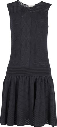 Temperley London Acacia gebreide jurk in zwarte viscose