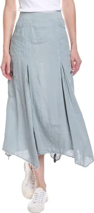 Xcvi Xcvi Doak Linen-Blend Midi Skirt