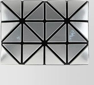 Bao Bao Issey Miyake prism card holder reflective geometric surface