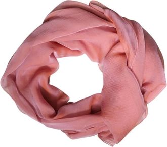 Dolce & Gabbana Accessoires, Dames, Roze, ONE Size, Luxe Zijden Wrap Sjaal Sjaal